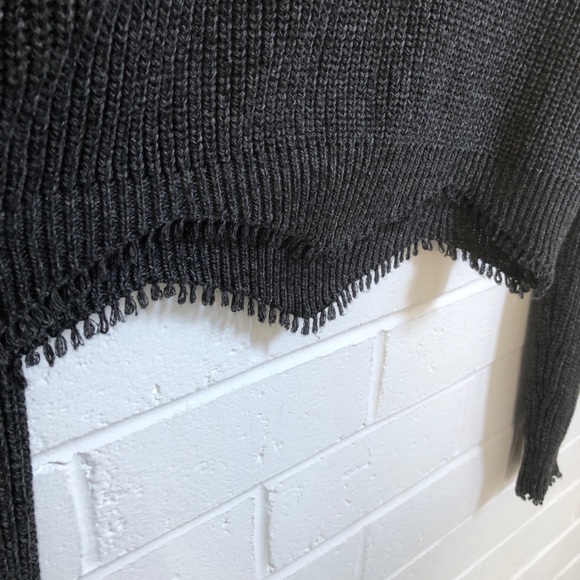 Dance & Marvel Grey Crop Sweater - Picture 7 of 8